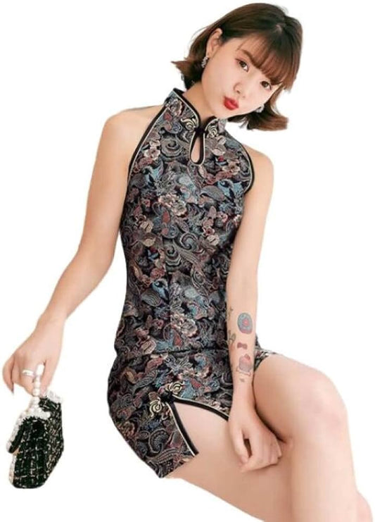 The One spring New Chinese Style National Style Halter Dress at Aark from Store to Home