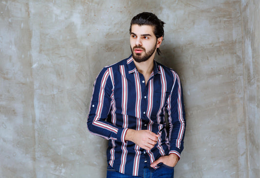 Men's Style Striped Short Sleeve Shirt from Aark The Shirt That Talk Your Fashion
