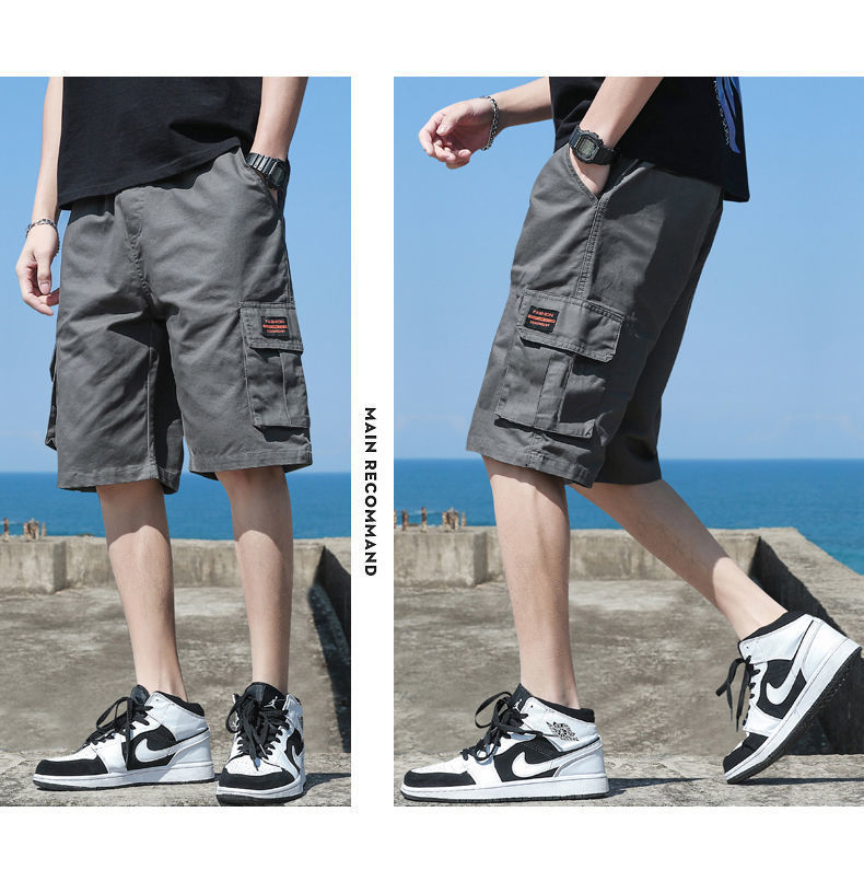 Pure Cotton Workwear Shorts Men's Summer
