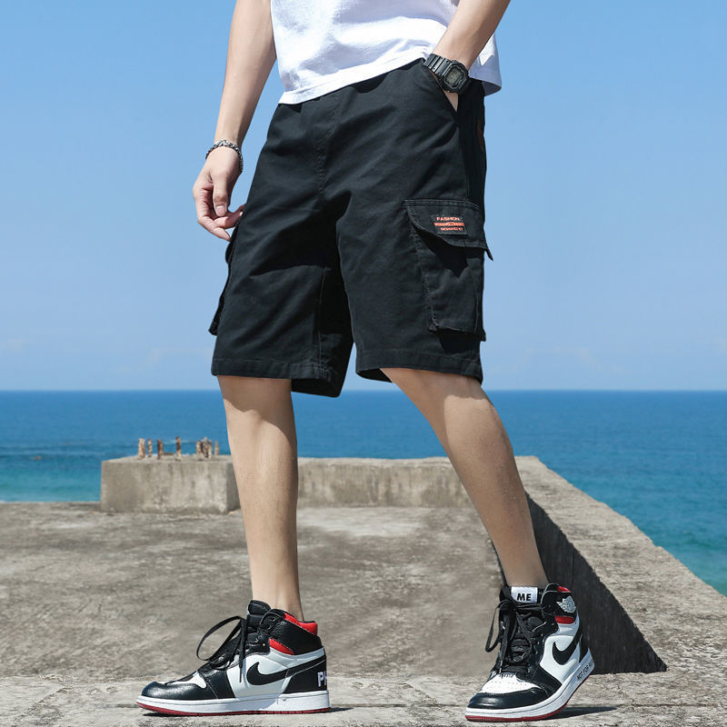 Pure Cotton Workwear Shorts Men's Summer