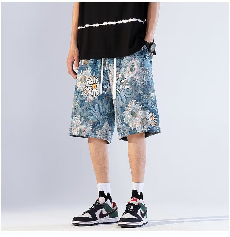 Japanese Retro beach Shorts - Men's Summer