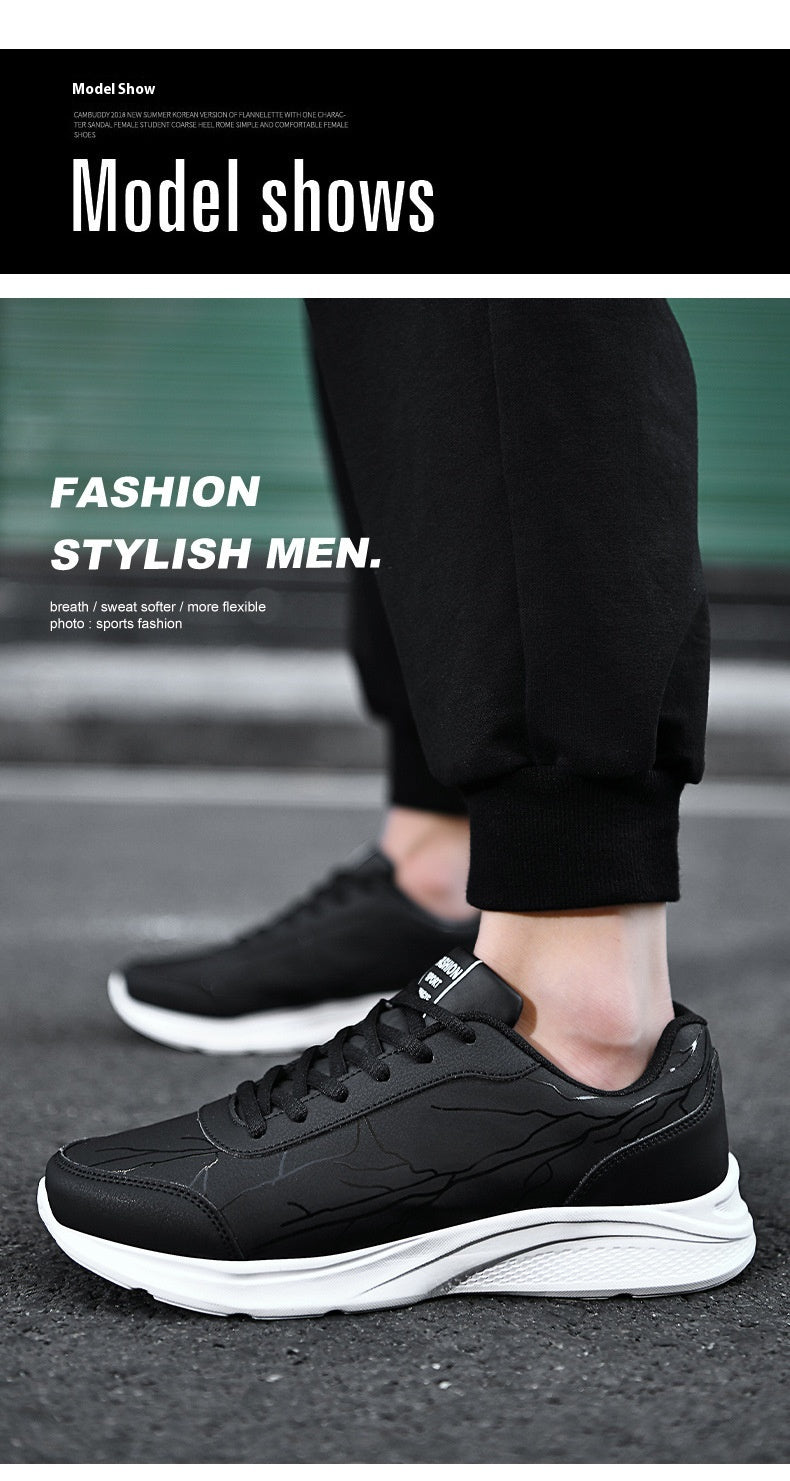 Spring And Summer - Men's Running Casual Flying Woven Shoes