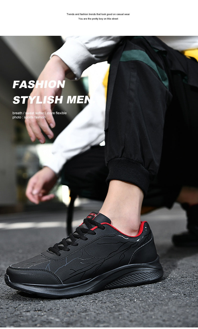 Spring And Summer - Men's Running Casual Flying Woven Shoes