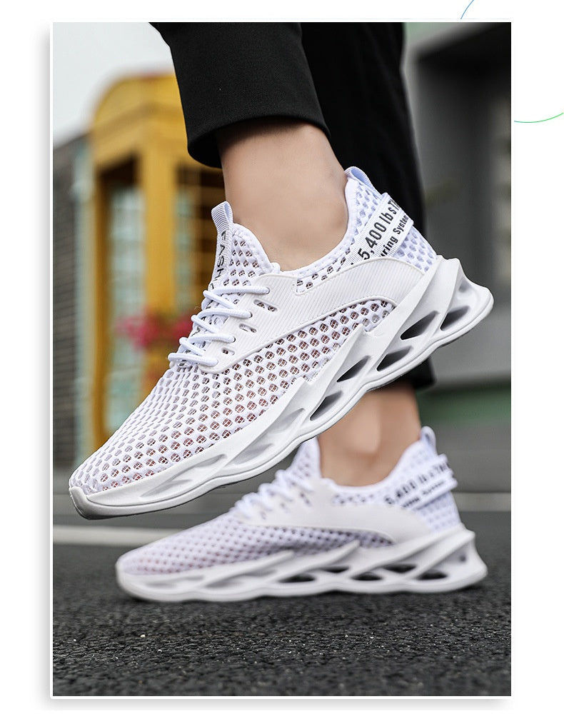 Spring And Summer - Men's Running Casual Flying Woven Shoes