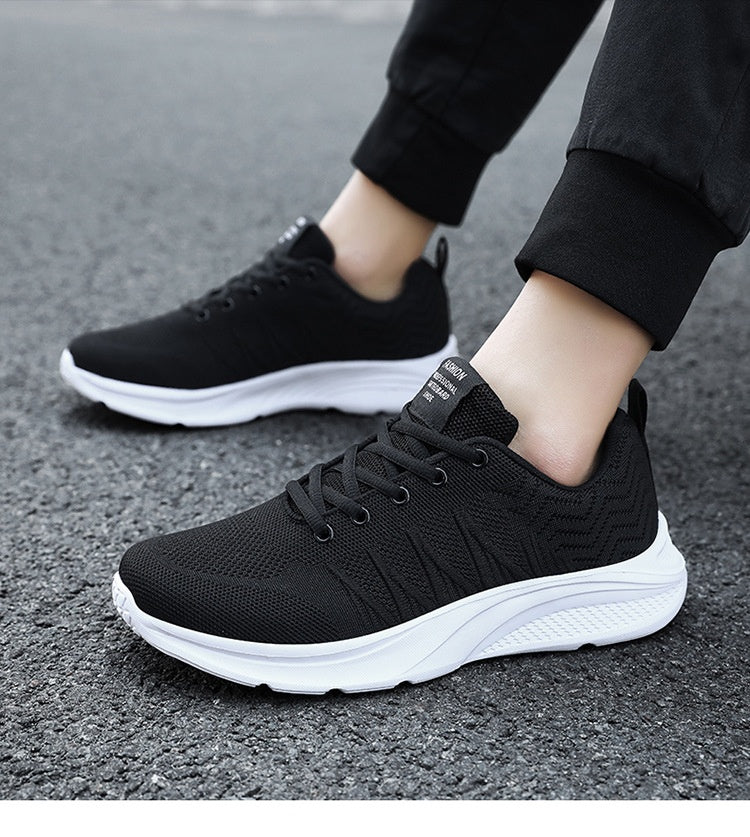 Spring And Summer - Men's Running Casual Flying Woven Shoes