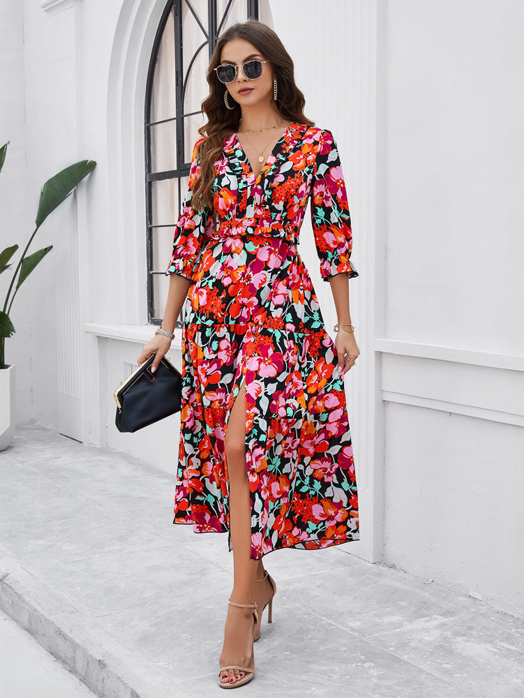 Spring And Summer Vacation Casual Dress