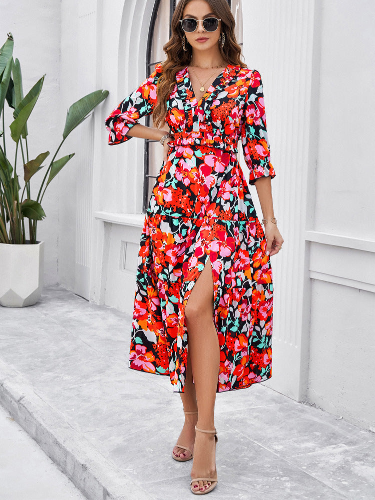 Spring And Summer Vacation Casual Dress