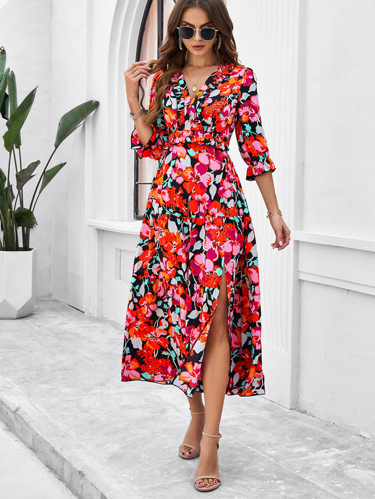 Spring And Summer Vacation Casual Dress