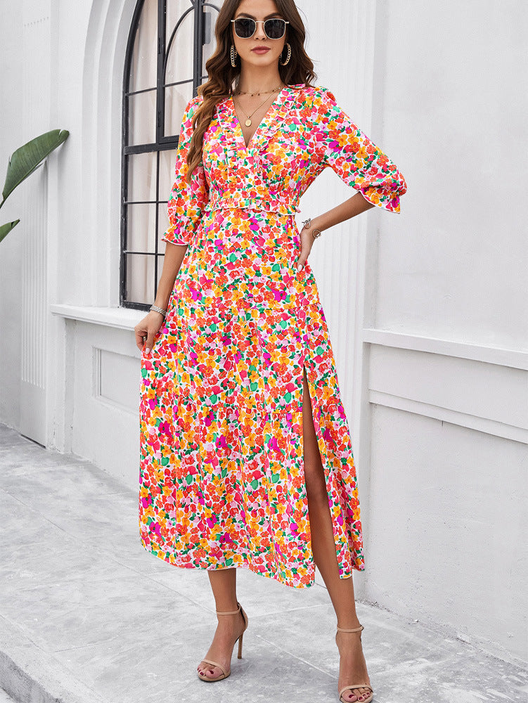 Spring And Summer Vacation Casual Dress