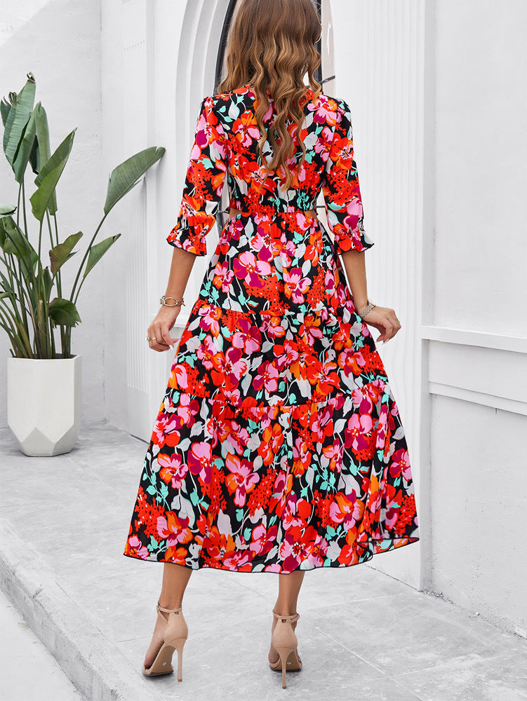 Spring And Summer Vacation Casual Dress