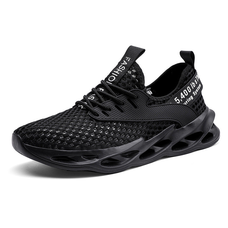 Spring And Summer - Men's Running Casual Flying Woven Shoes